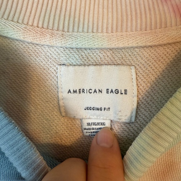 American Eagle Pastel Tie-Dye Top - Picture 2 of 5